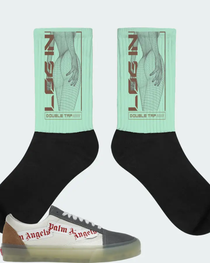 Vans Old Skool VLT LX Sneaker Matching Mint Socks (LOGIN) - View 1