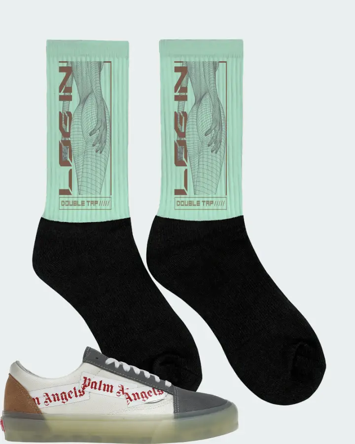 Vans Old Skool VLT LX Sneaker Matching Mint Socks (LOGIN) - View 2