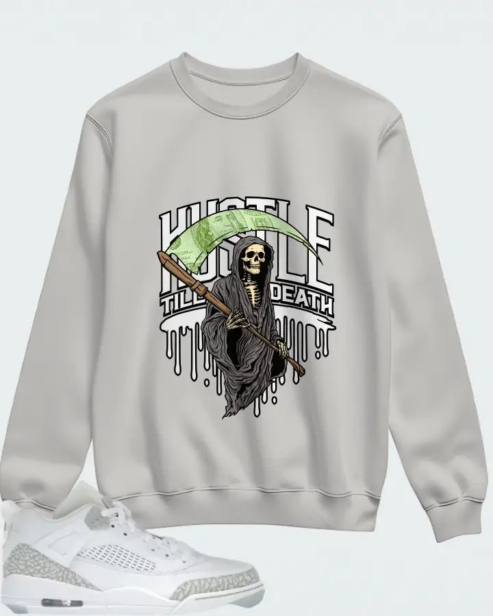 Air Jordan Spizike Low White Metallic Silver Barely Blue Neutral Grey Matching Sweatshirt