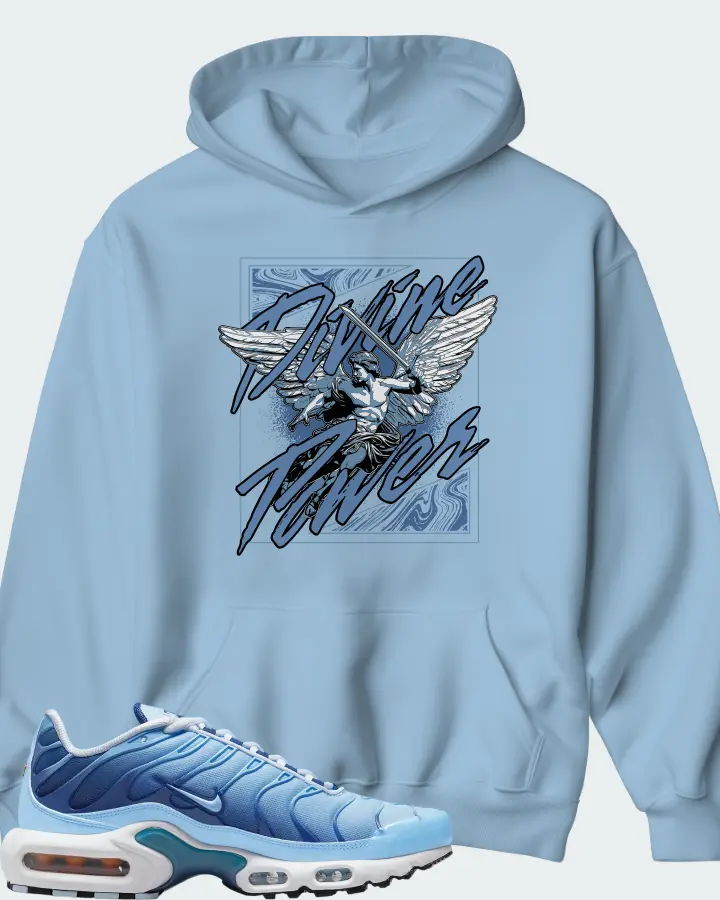 Nike Air Max Plus University Blue Gradient Matching Hoodie