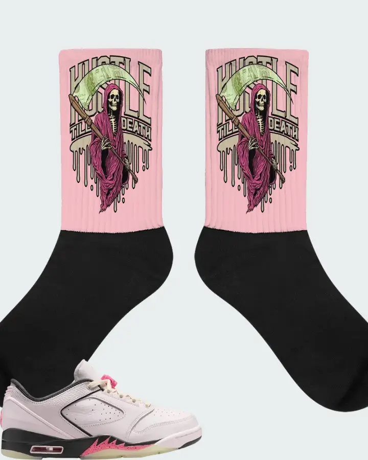 Air Jordan Sixty Plus Low Pearl Pink Anthracite Matching Socks