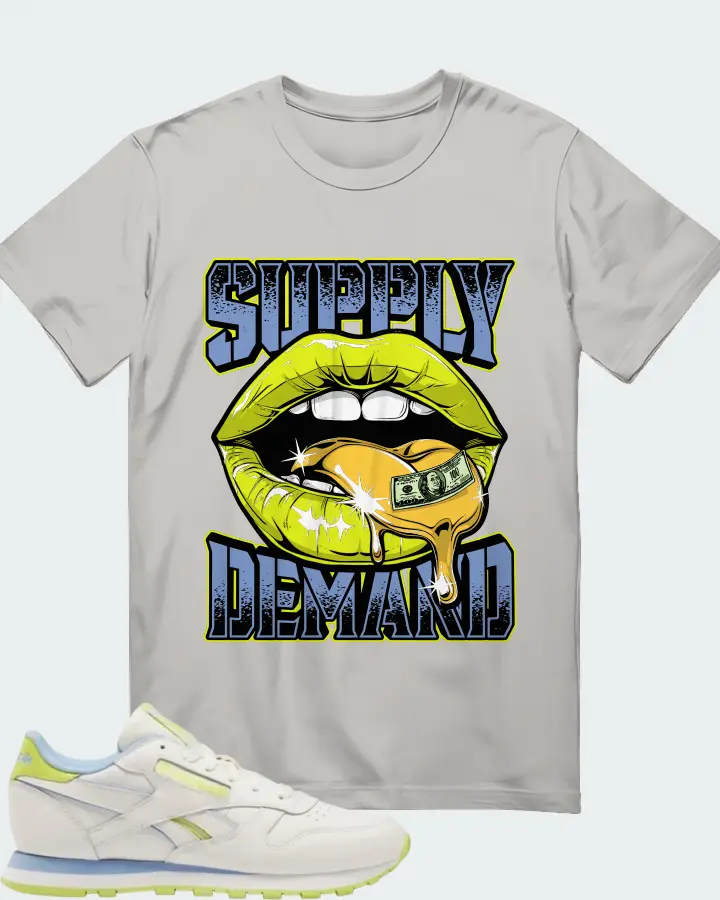 Reebok Classic Leather White Yellow Matching T-Shirt