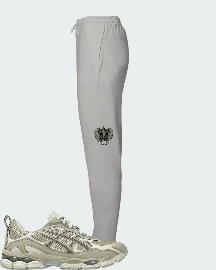 ASICS Gel NYC RGD Smoke Grey Wool Matching Joggers