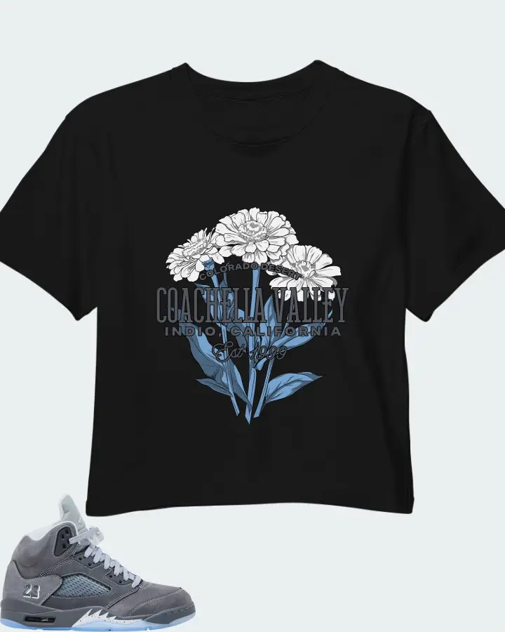 Air Jordan 5 Retro Wolf Grey 2026 Matching Crop Top