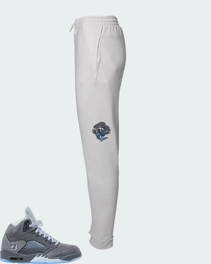Air Jordan 5 Retro Wolf Grey 2026 Matching Joggers