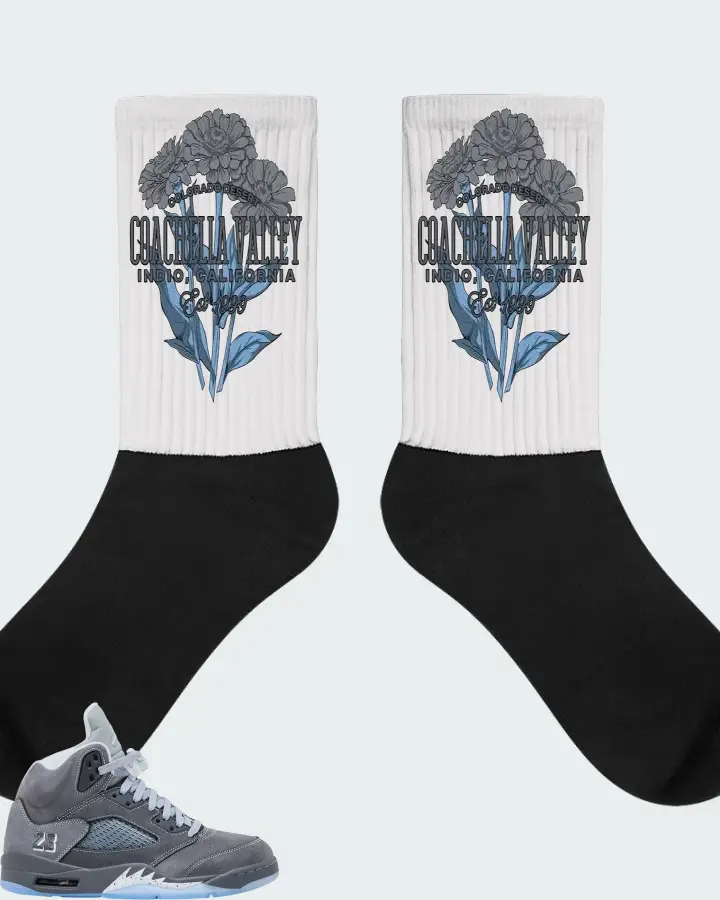 Air Jordan 5 Retro Wolf Grey 2026 Matching Socks
