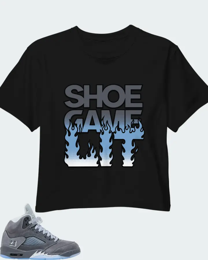 Air Jordan 5 Retro Wolf Grey 2026 Matching Crop Top