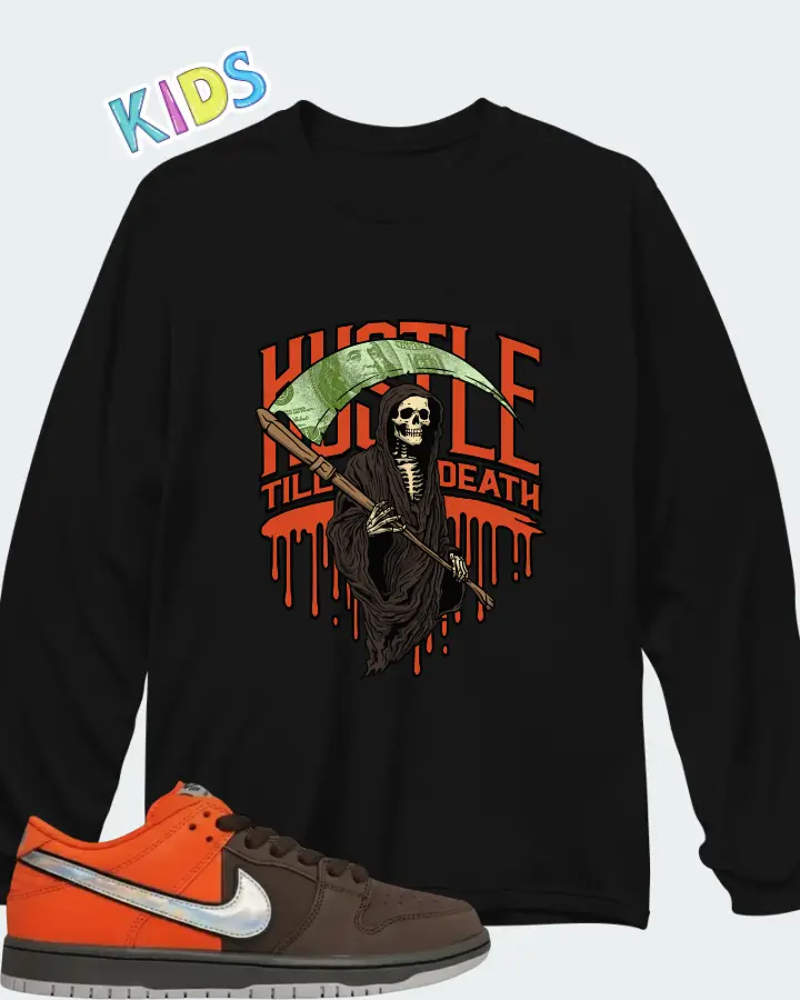 Nike SB Dunk Low Muni Fast Pass Matching Kid's Long Sleeve T-Shirt