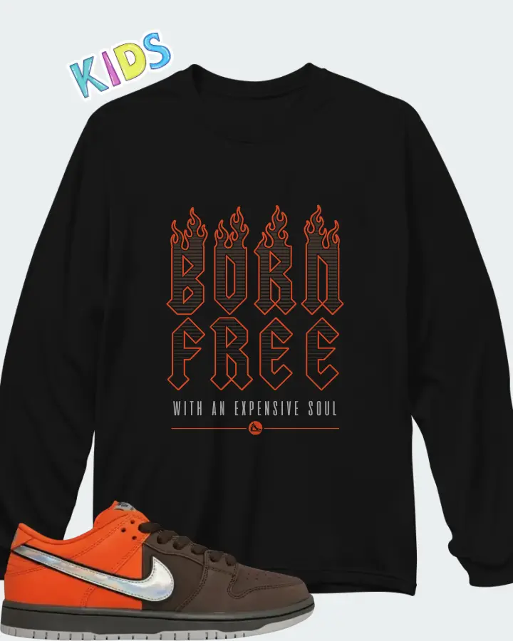 Nike SB Dunk Low Muni Fast Pass Matching Kid's Long Sleeve T-Shirt