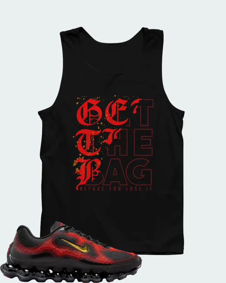 Nike Air Liquid Max Bright Crimson and Fire Red Matching Tank Top
