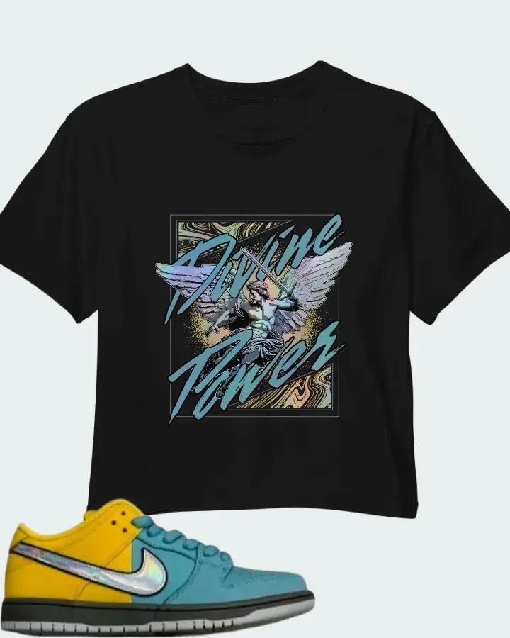 Nike SB Dunk Muni Fast Pass Lightning Matching Crop Top