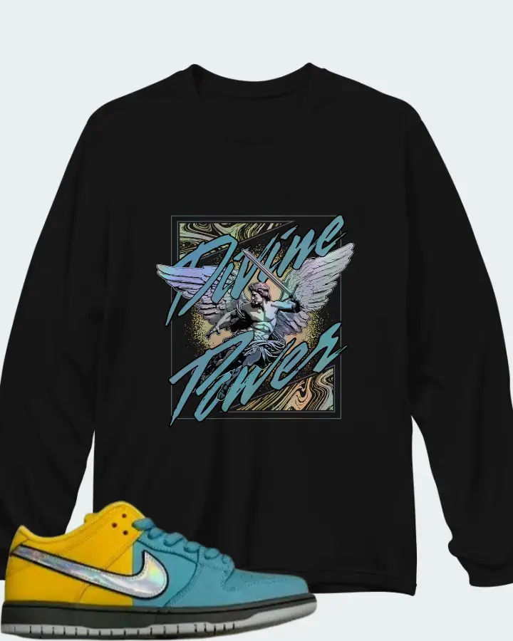 Nike SB Dunk Muni Fast Pass Lightning Matching Long Sleeve T-Shirt