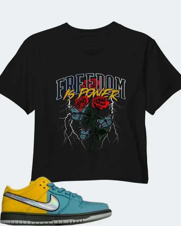 Nike SB Dunk Muni Fast Pass Lightning Matching Crop Top