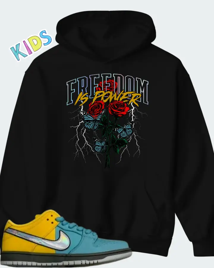 Nike SB Dunk Muni Fast Pass Lightning Matching Kid's Hoodie