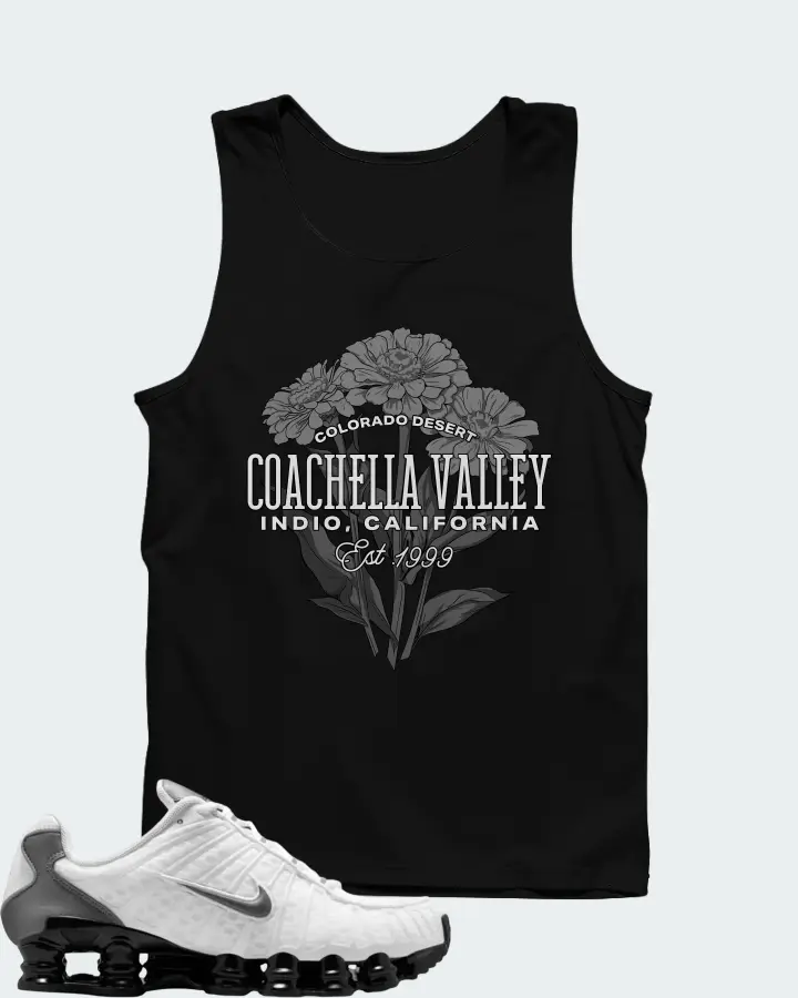 Nike Shox TL White Black Cool Grey Matching Tank Top